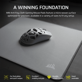 Corsair MM Anti-Fray Cloth Medium Gaming Mouse Pad – Gray image 6