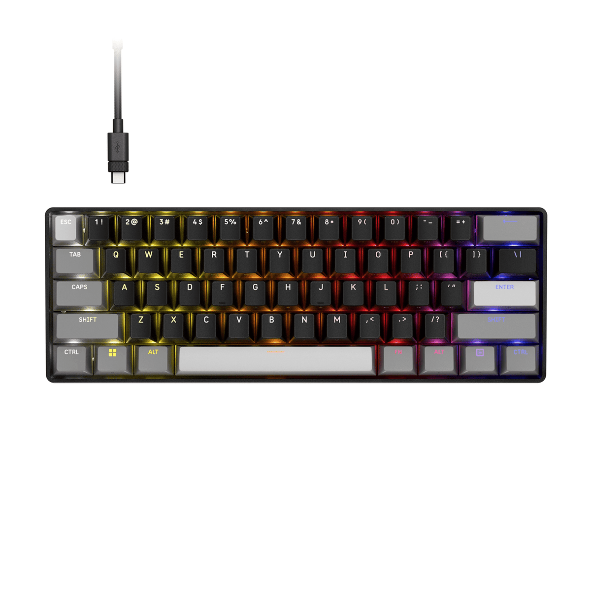 Corsair Clipper Pro Mini 60 Hall Effect Gaming Keyboard Black
