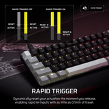 Corsair Clipper Pro Mini 60 Hall Effect Gaming Keyboard Black image 4