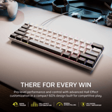 Corsair Clipper Pro Mini 60 Hall Effect Gaming Keyboard – White image 2
