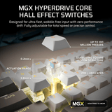 Corsair Clipper Pro Mini 60 Hall Effect Gaming Keyboard – White image 3