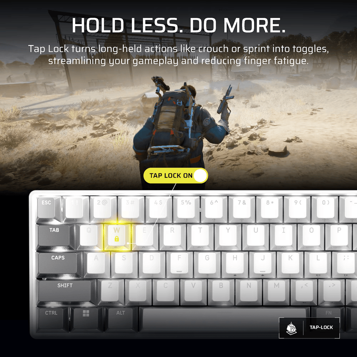 Corsair Clipper Pro Mini 60 Hall Effect Gaming Keyboard – White image 5