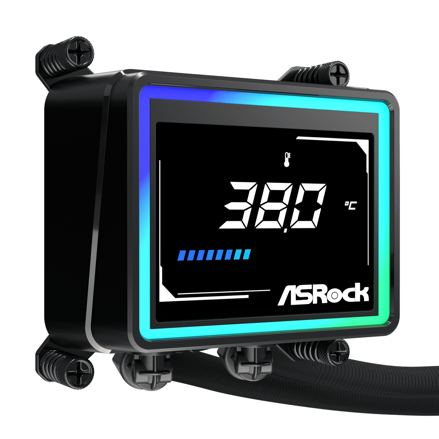 Asrock Challenger 360 Digital Aio Liquid Cooler Black image 3