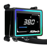 Asrock Challenger 360 Digital Aio Liquid Cooler Black image 3