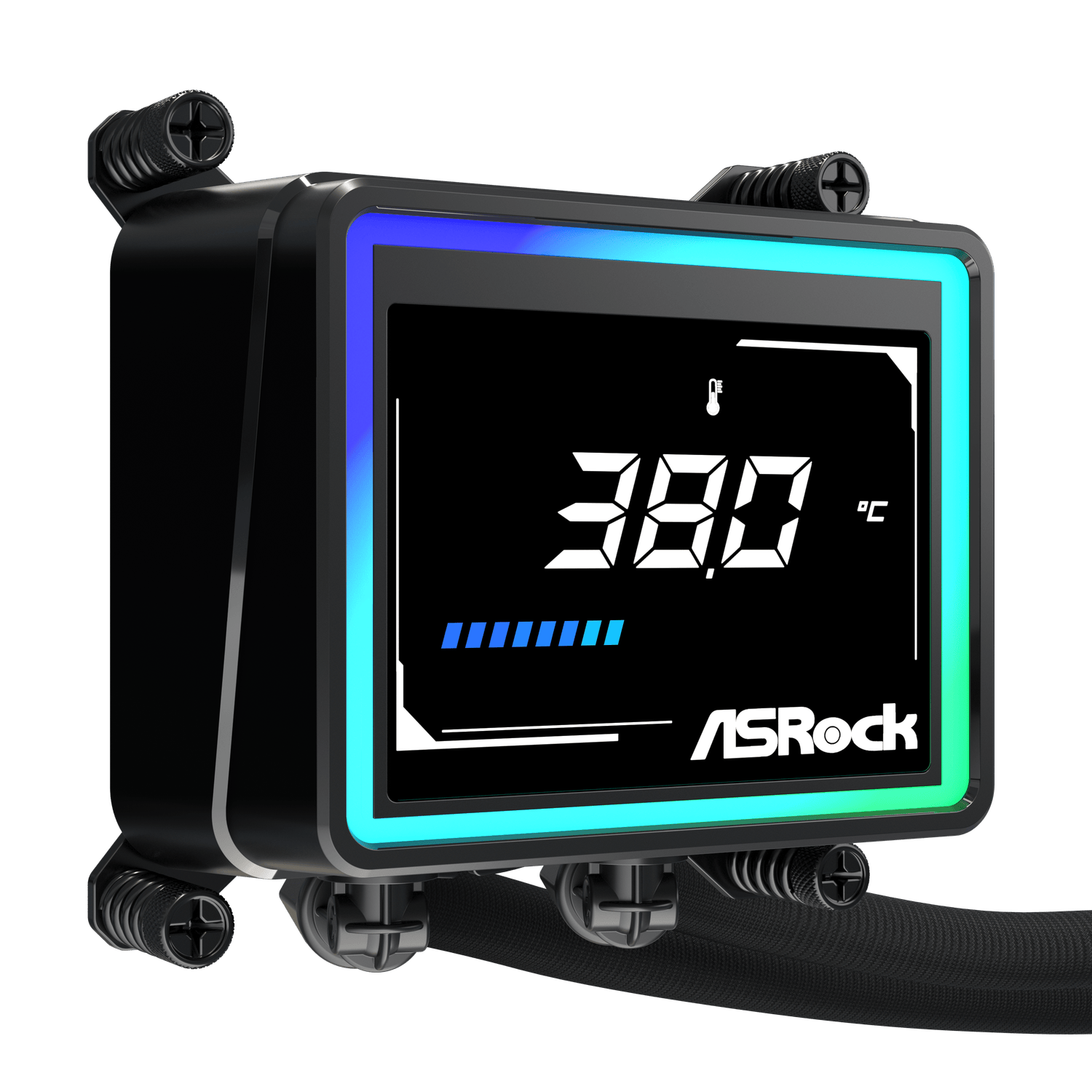 Asrock Challenger 360 Digital Aio Liquid Cooler Black image 3