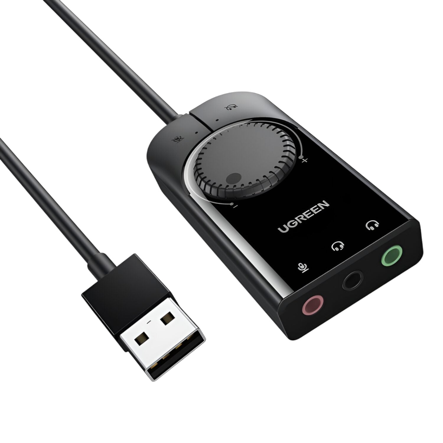 Ugreen Usb-A To 3.5MM External Stereo Sound Adapter Black
