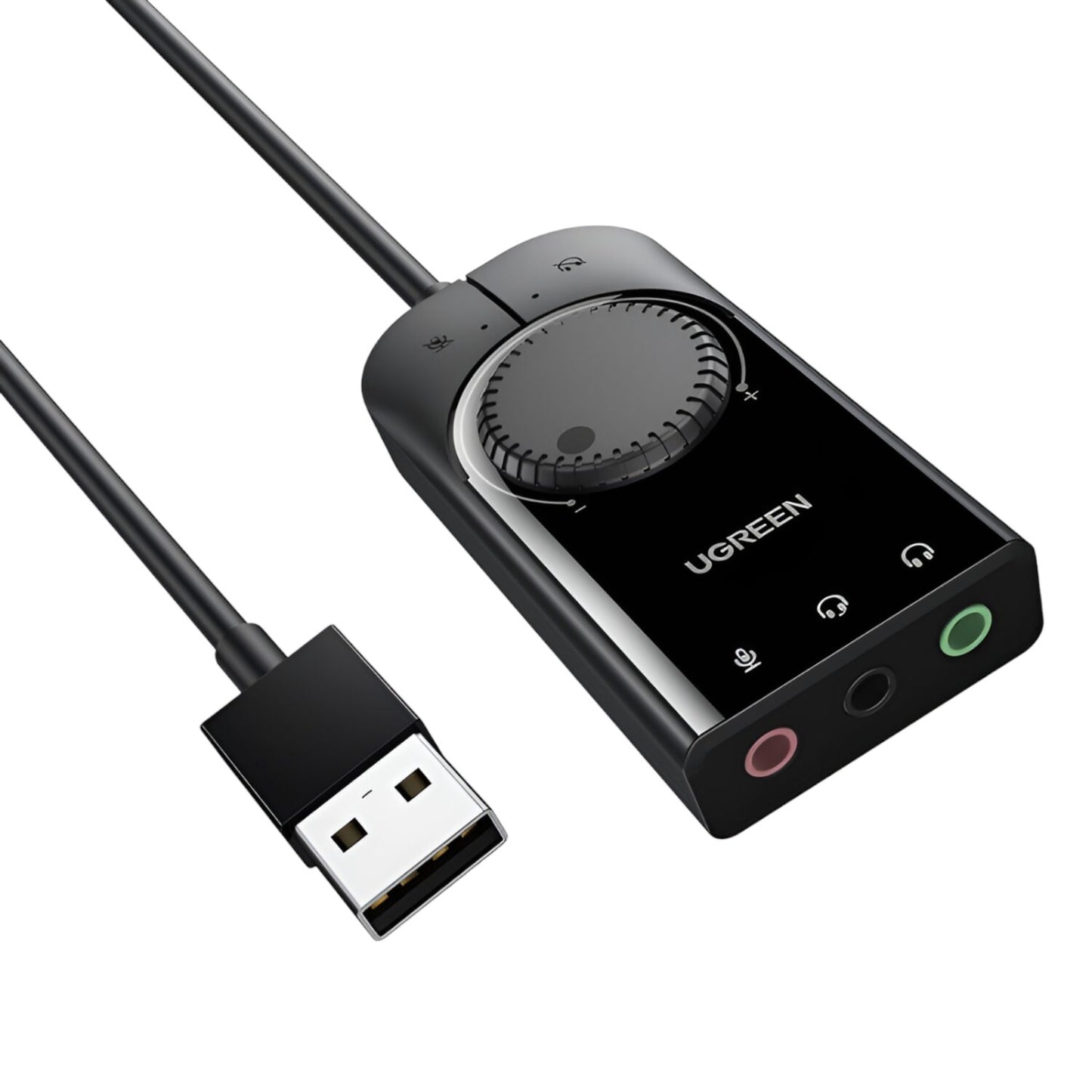 Ugreen Usb-A To 3.5MM External Stereo Sound Adapter Black