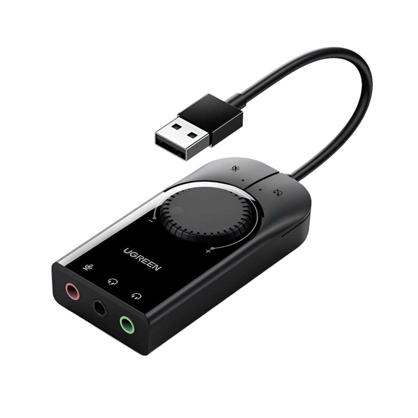 Ugreen Usb-A To 3.5MM External Stereo Sound Adapter Black image 2