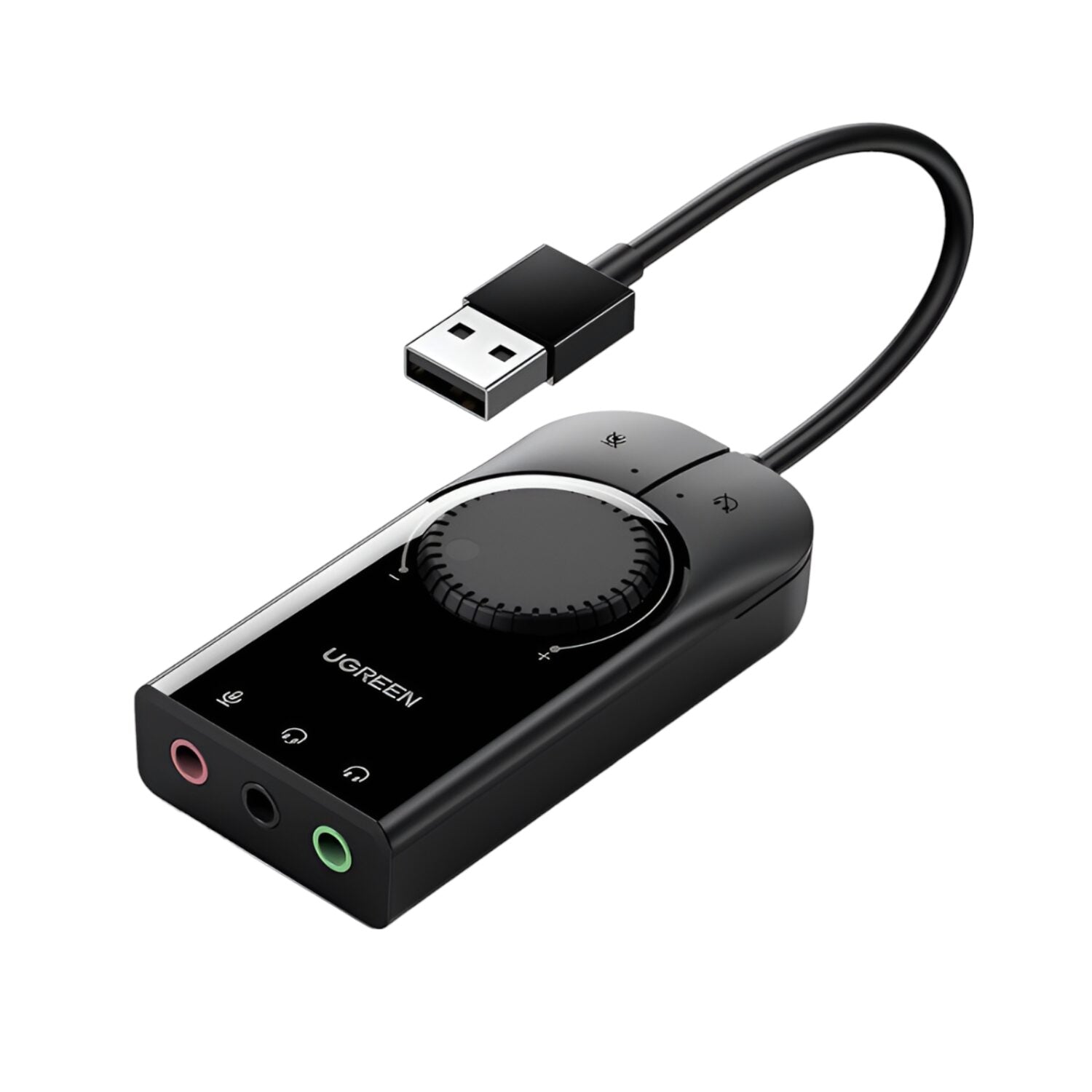 Ugreen Usb-A To 3.5MM External Stereo Sound Adapter Black image 2