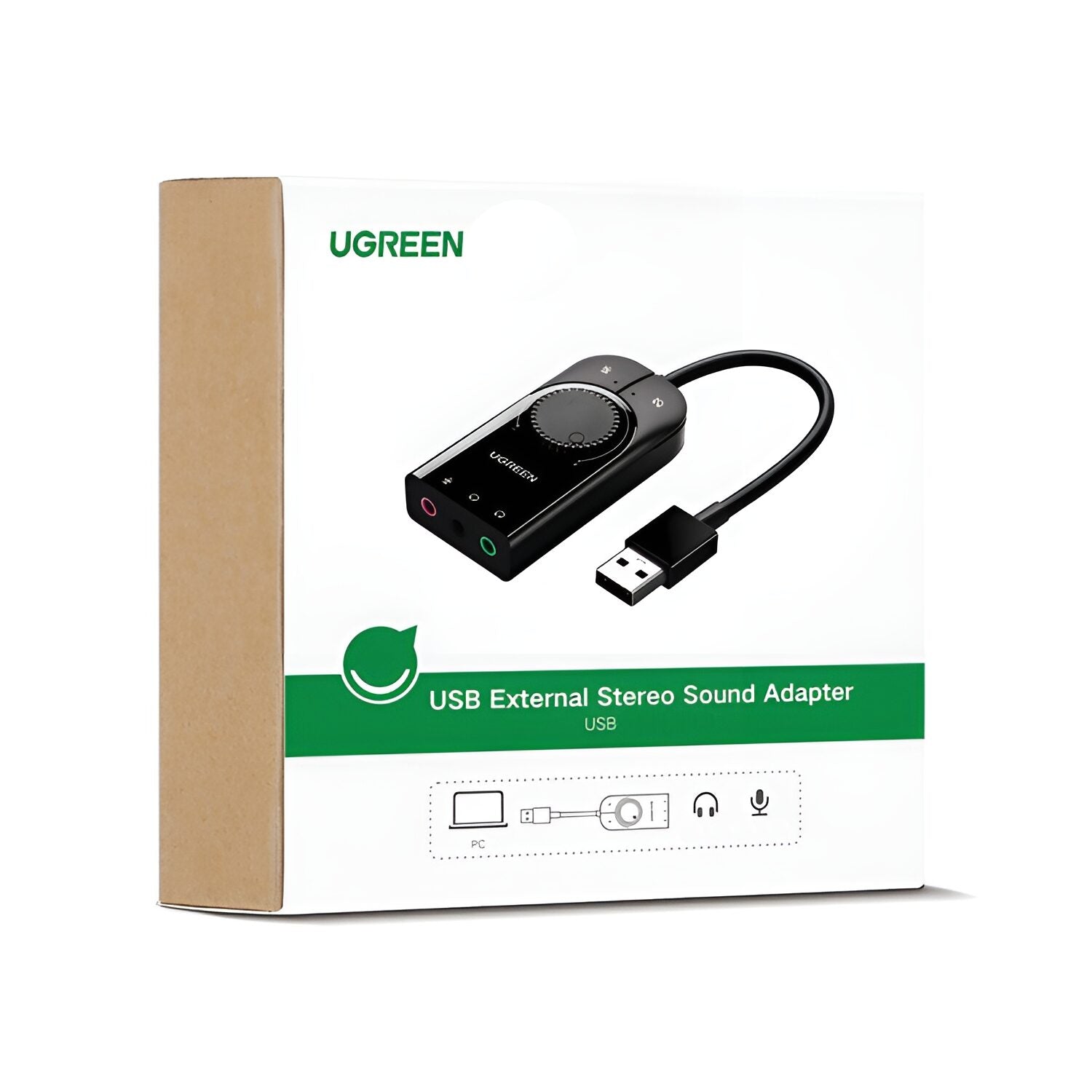 Ugreen Usb-A To 3.5MM External Stereo Sound Adapter Black image 6