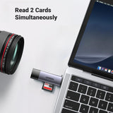 Ugreen 2-IN-1 Otg Card Reader | Type-C | Usb-A Silver image 4