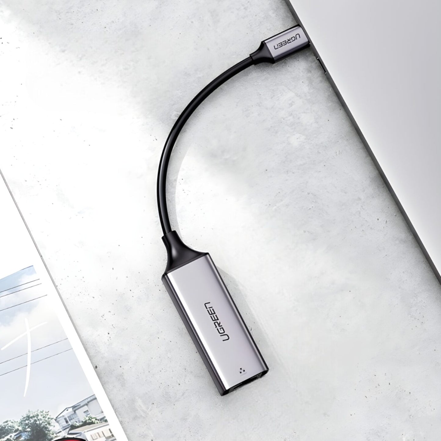 Ugreen Type-C To Gigabit Ethernet Adapter Silver image 5