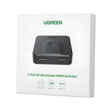 Ugreen 2-IN-1 Bi-Directional 4K HDMI Switcher Black image 5