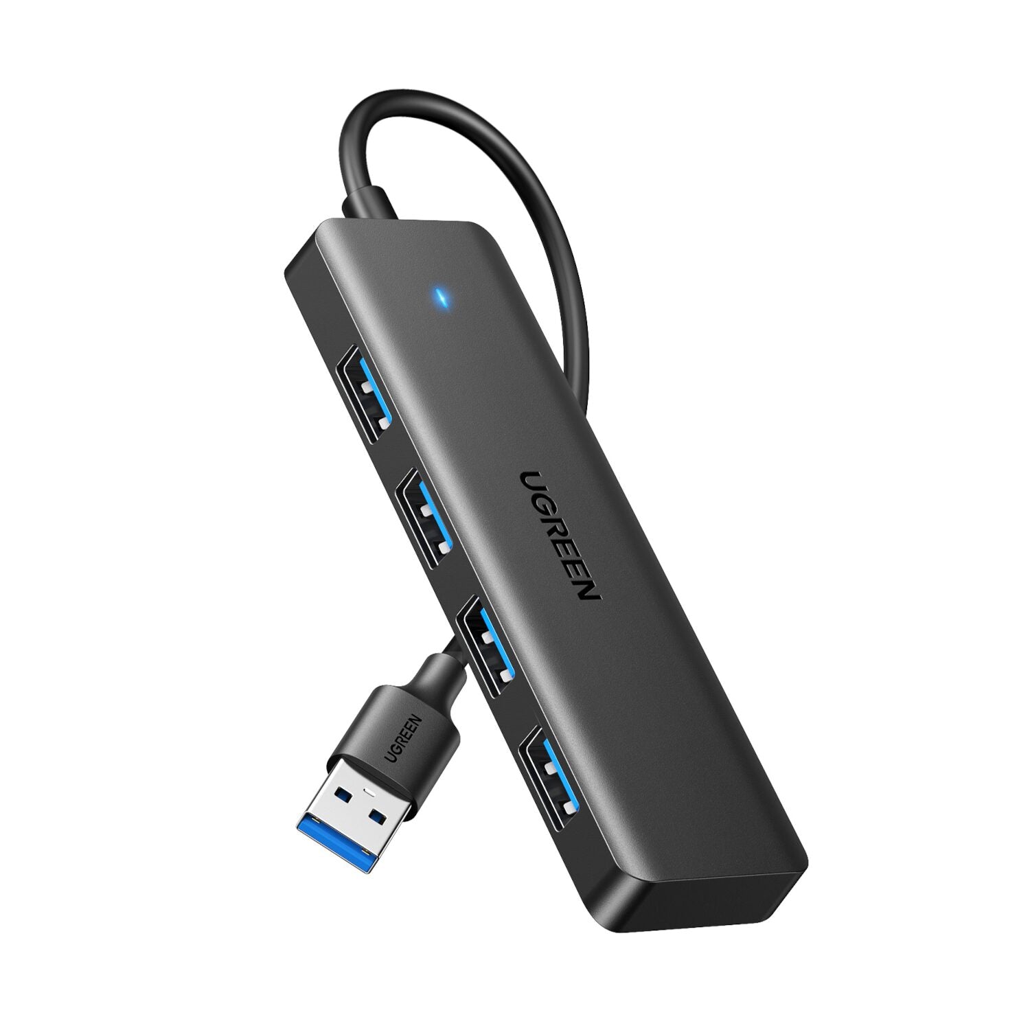 Ugreen 4-IN-1 USB 3.0 Hub High-Speed 5GBPS Data Transfer Grey