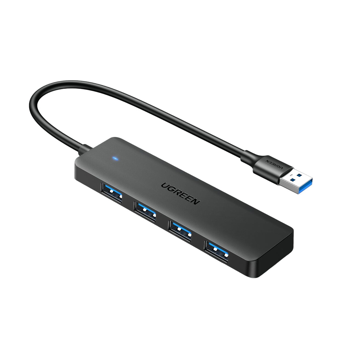 Ugreen 4-IN-1 USB 3.0 Hub High-Speed 5GBPS Data Transfer Grey image 2