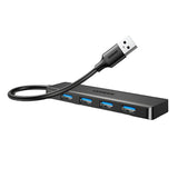Ugreen 4-IN-1 USB 3.0 Hub High-Speed 5GBPS Data Transfer Grey image 4