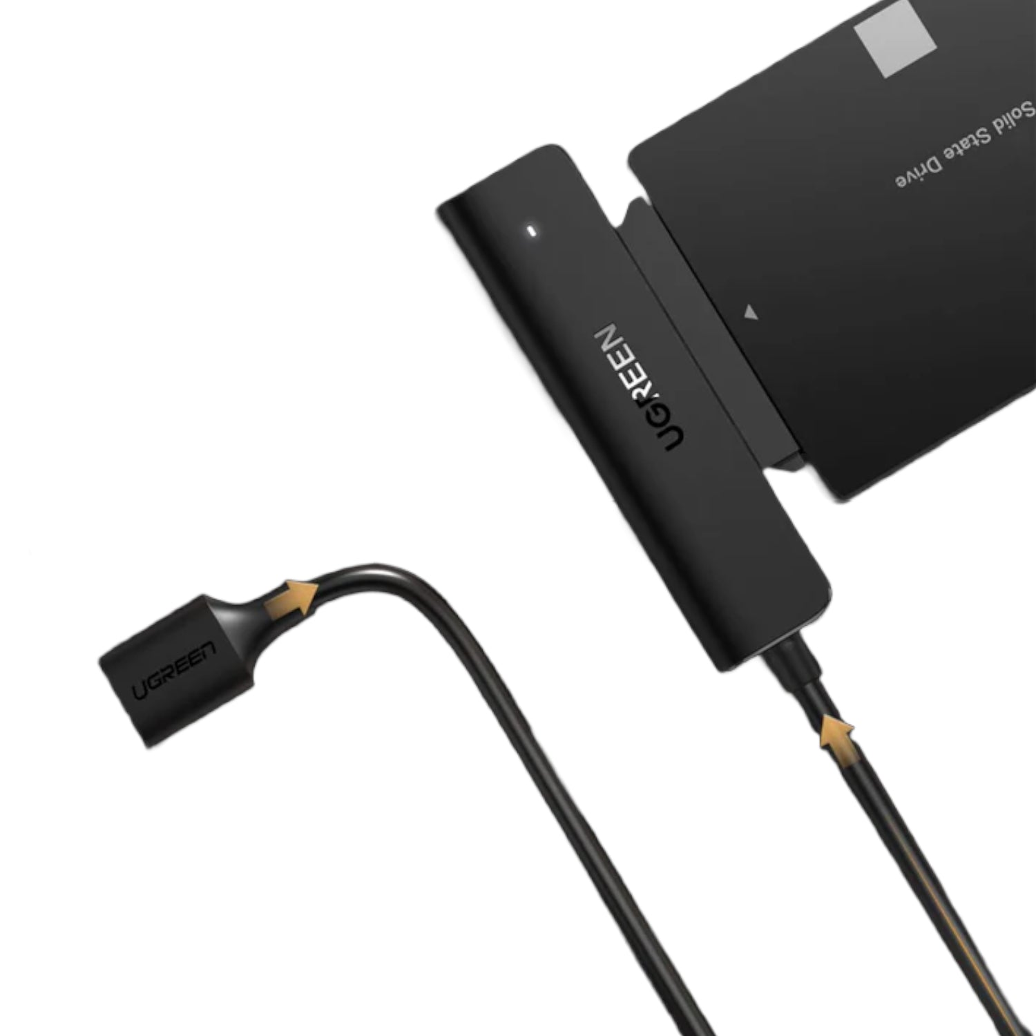 Ugreen CM321 Usb-A 3.0 To 2.5" SATA Converter-Black image 3