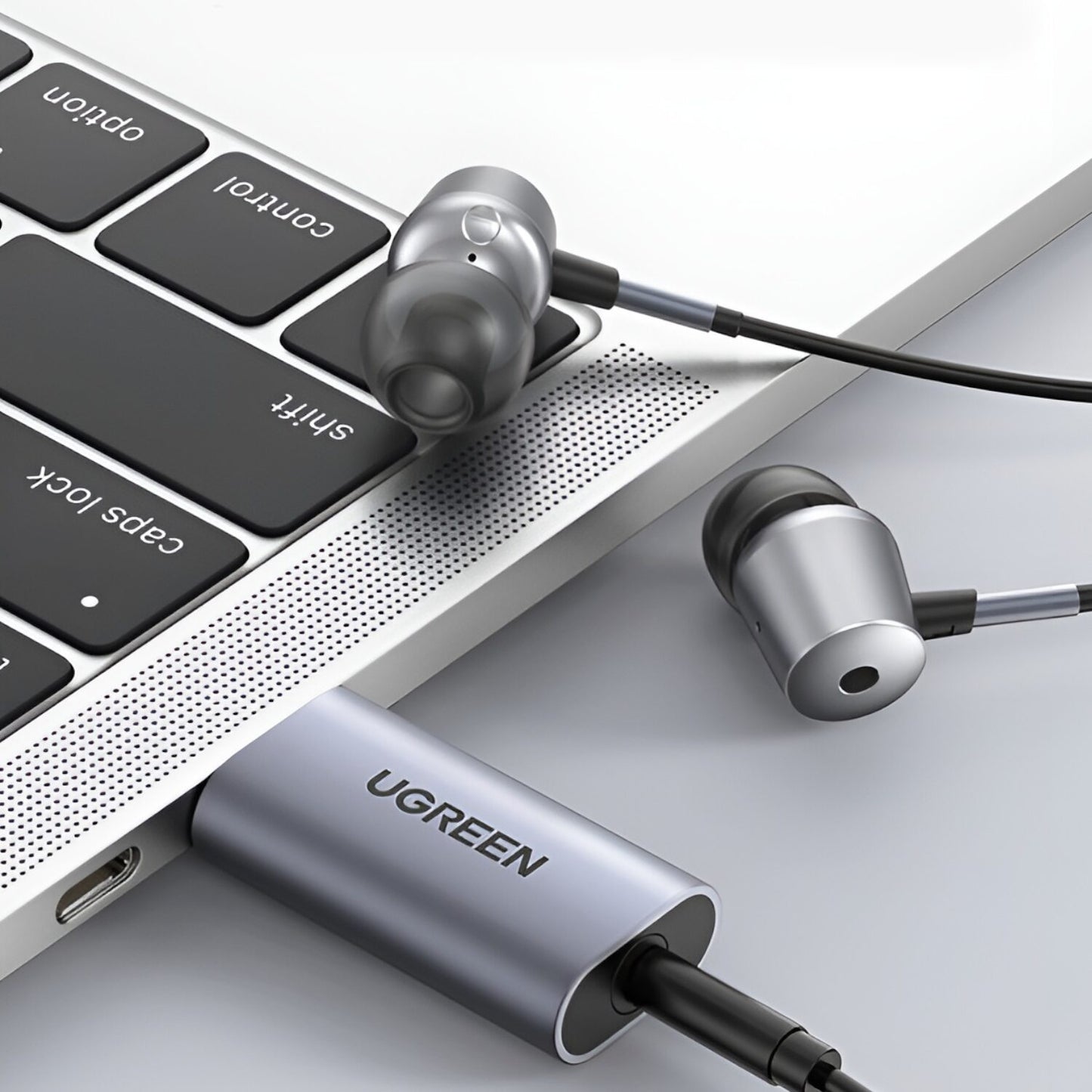 Ugreen Usb-A To 3.5MM Audio Jack External Sound Adapter Silver image 3