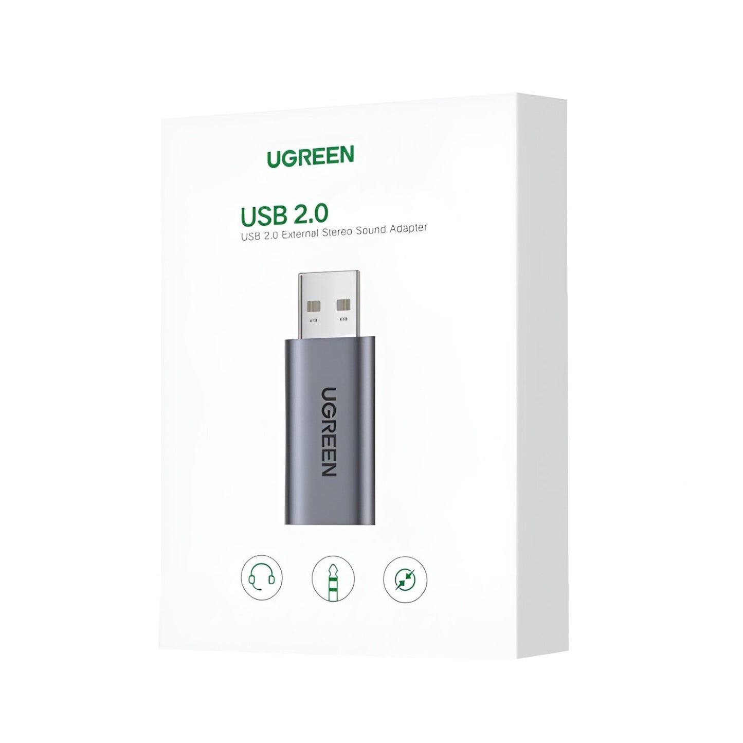 Ugreen Usb-A To 3.5MM Audio Jack External Sound Adapter Silver image 6