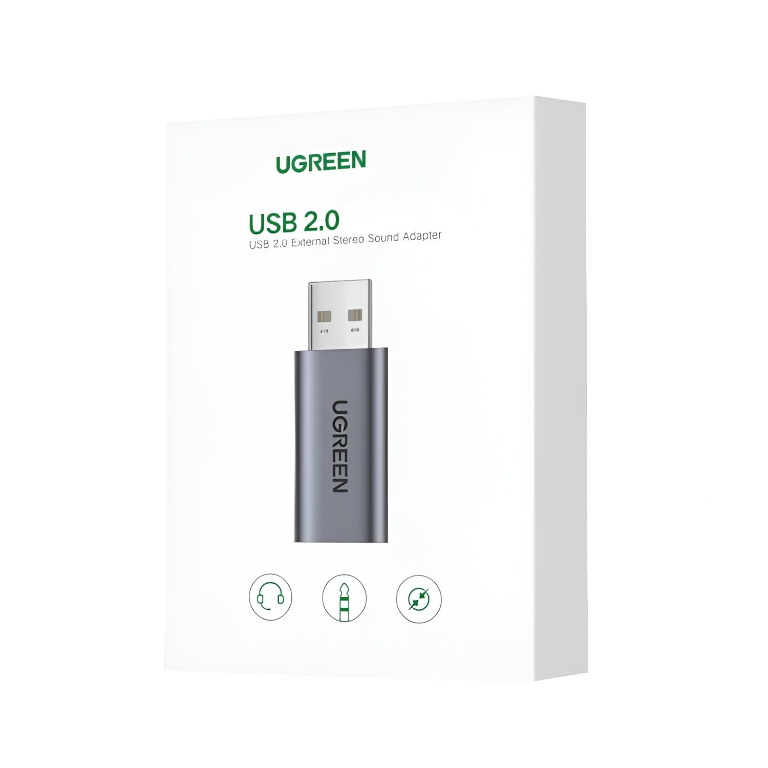 Ugreen Usb-A To 3.5MM Audio Jack External Sound Adapter Silver image 6
