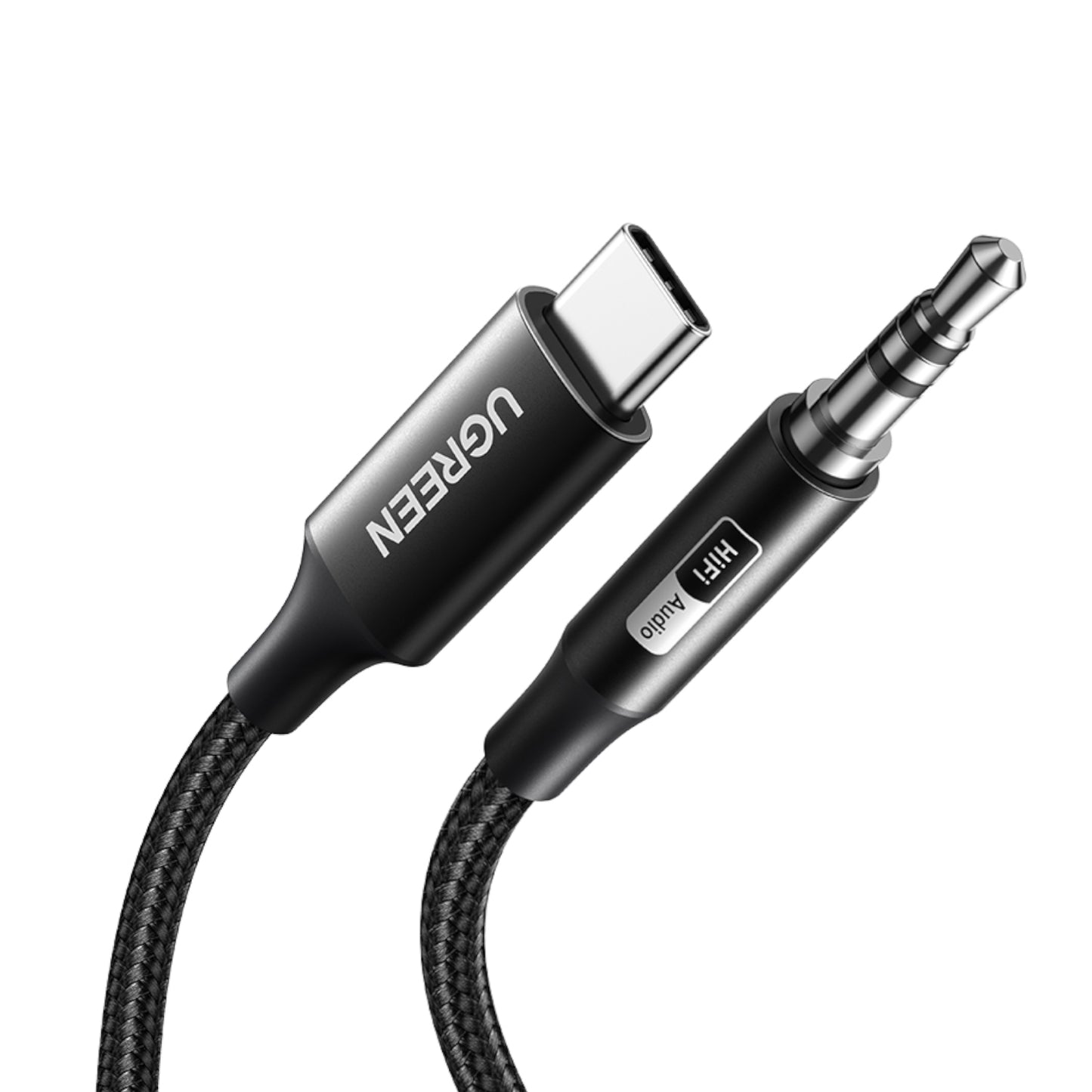 Ugreen USB Type-C To 3.5MM Aux Audio Cable 1M Black