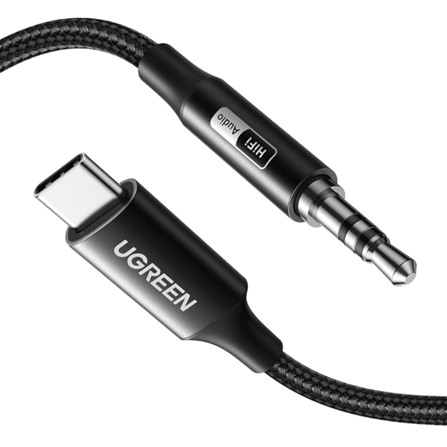Ugreen USB Type-C To 3.5MM Aux Audio Cable 3M Black image 3