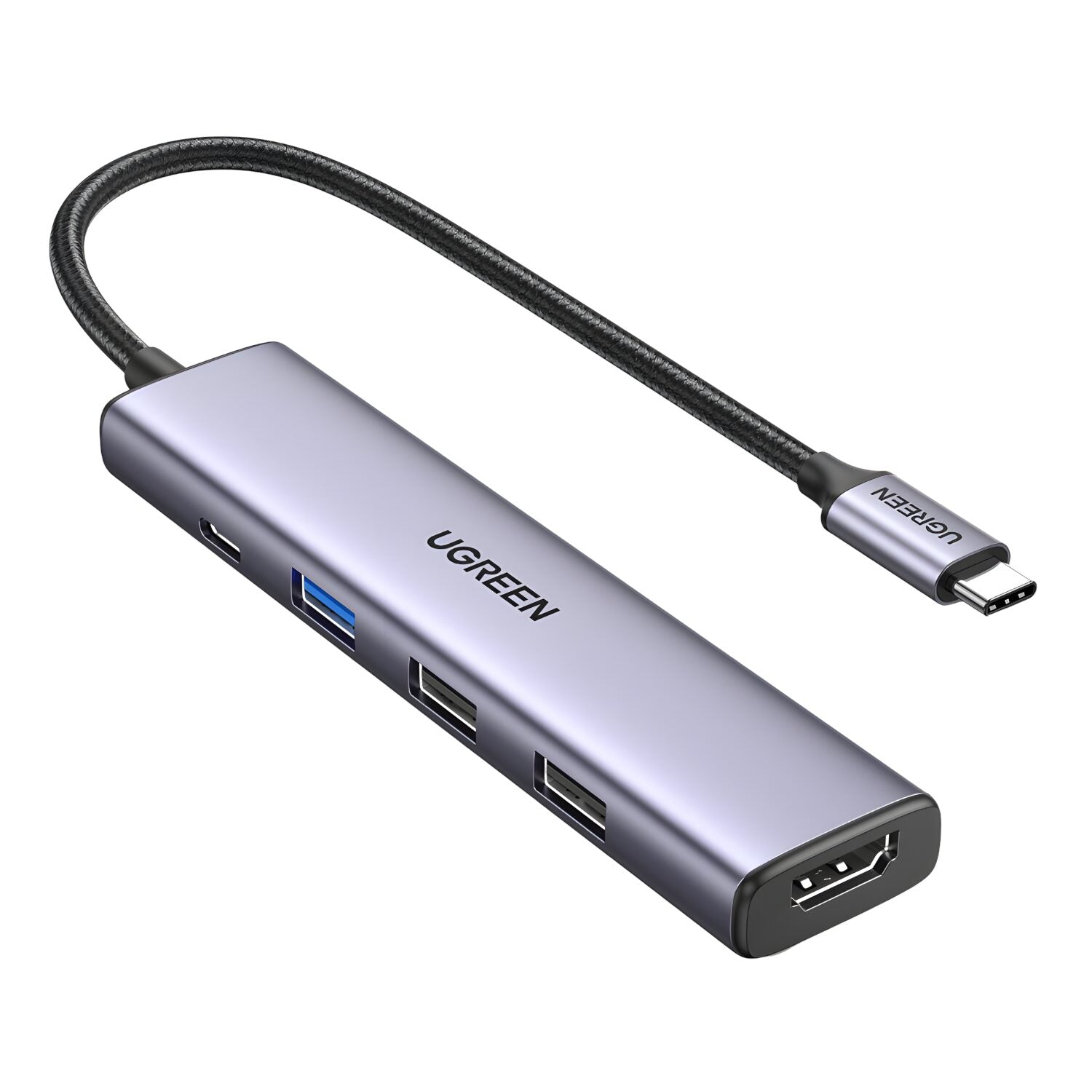 Ugreen Revodok 5-IN-1 Type-C Hub | 4K HDMI | Type-C | USB3.0 | USB2.0