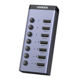 Ugreen 7 In 1 USB 3.0 Hub-Grey image 2