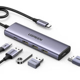 Ugreen Revodok 5-IN-1 Type-C Hub | 4K HDMI | Type-C | USB3.0 image 4