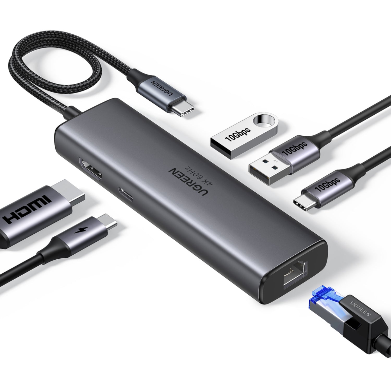 Ugreen CM512 6-IN-1 USB Type-C Docking Station image 2