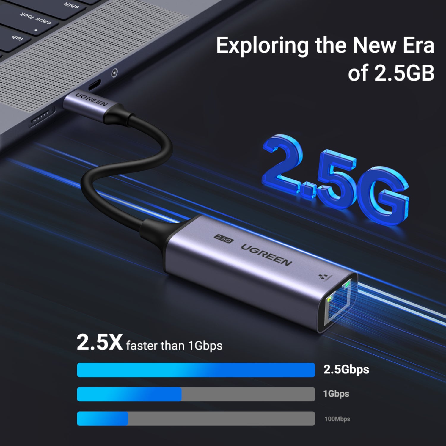 Ugreen USB3.0 C To 2.5GBIT Ethernet Adapter image 3