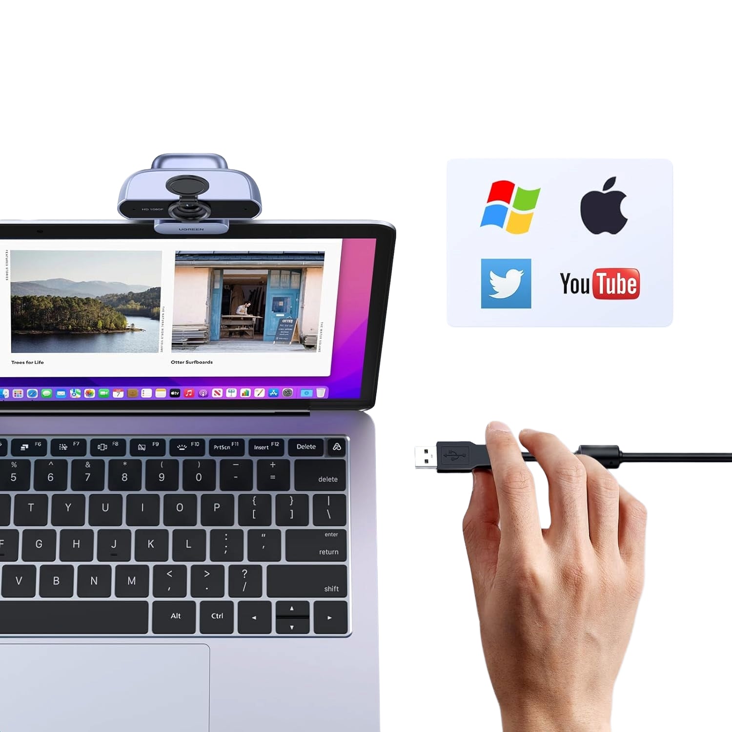 Ugreen USB 1080P Webcam 30FPS image 4