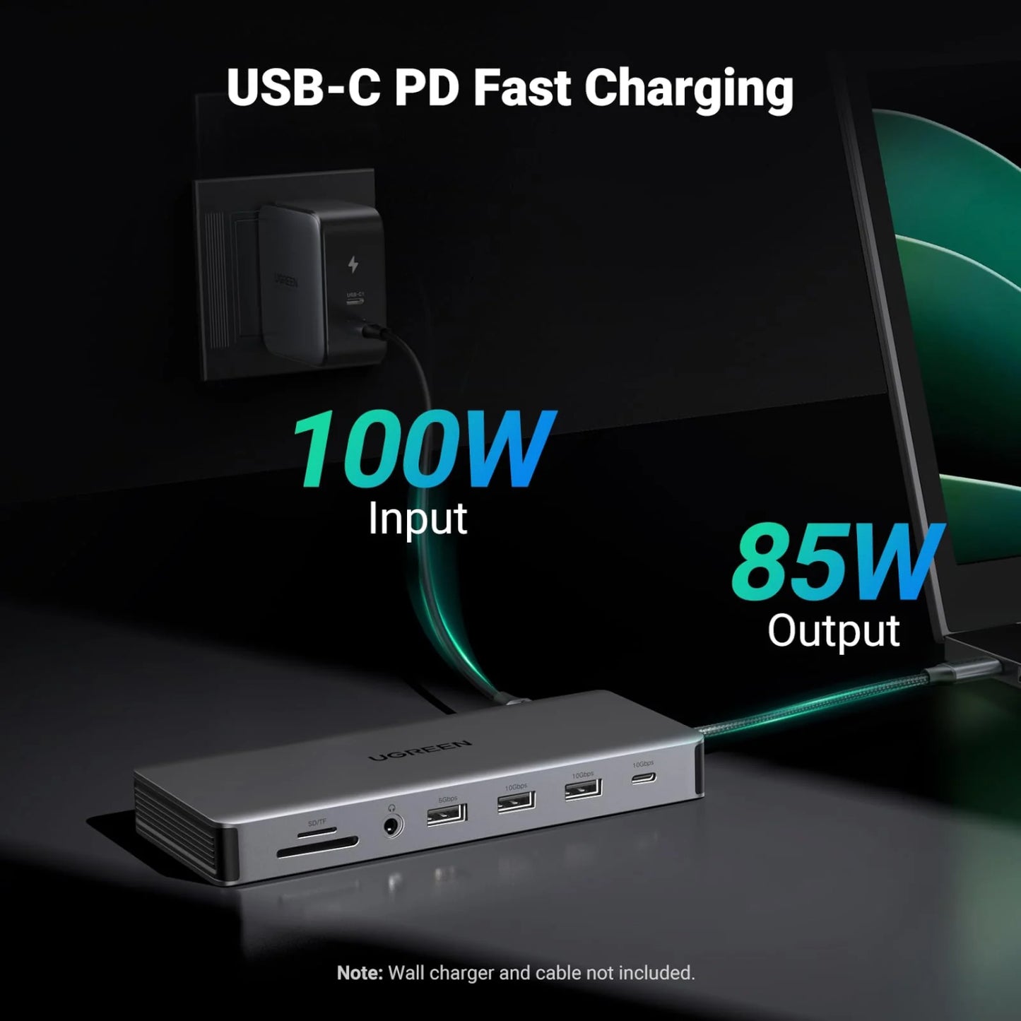 Ugreen CM681 Revodok Pro 13-IN-1 USB Type-C HDMI And Displayport Docking Station image 4