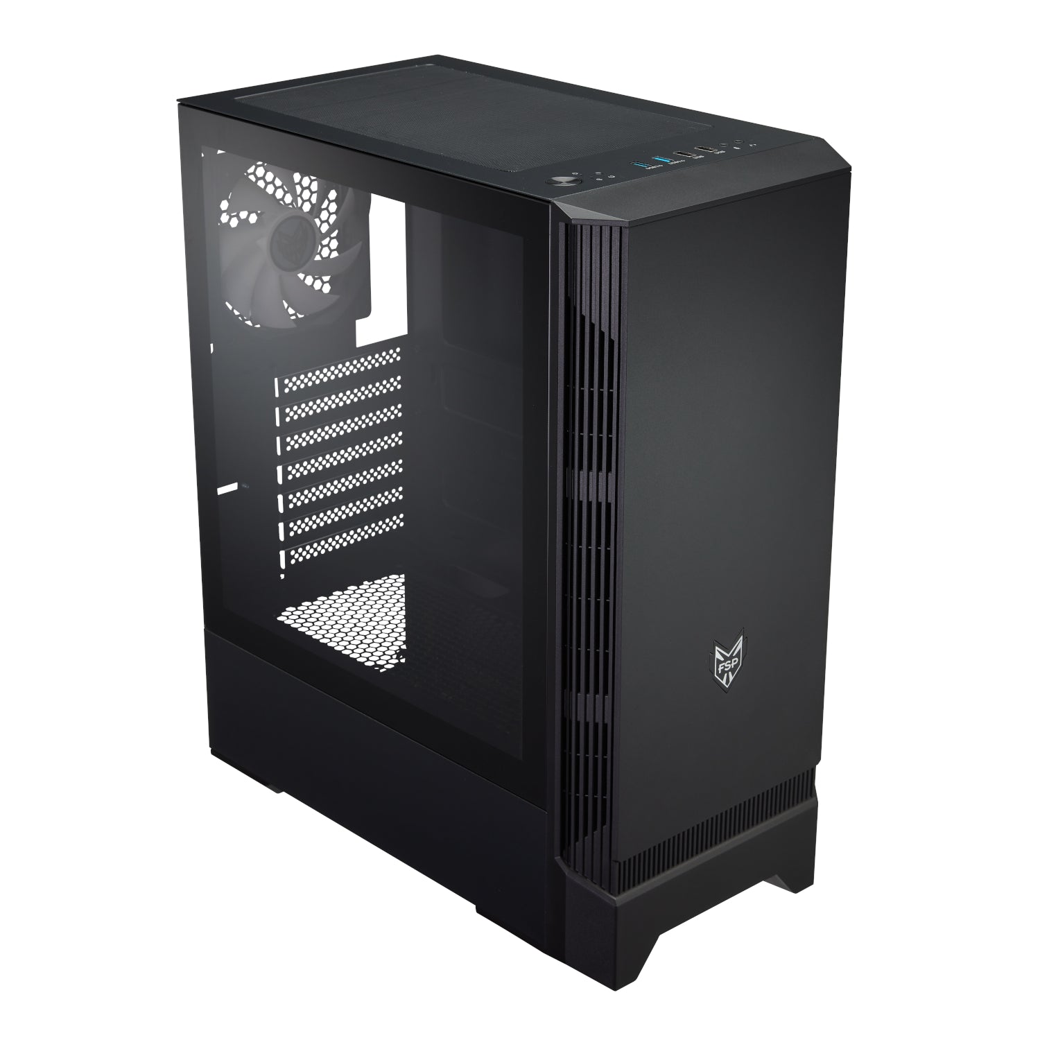 Fsp ATX Gaming Chassis Black