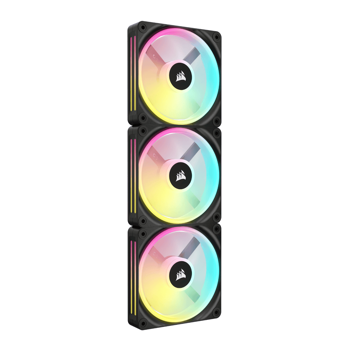 Corsair Icue Link QX120 RGB 120MM PWM PC Fans Starter Kit With Icue Link System Hub image 2