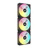 Corsair Icue Link QX120 RGB 120MM PWM PC Fans Starter Kit With Icue Link System Hub image 2