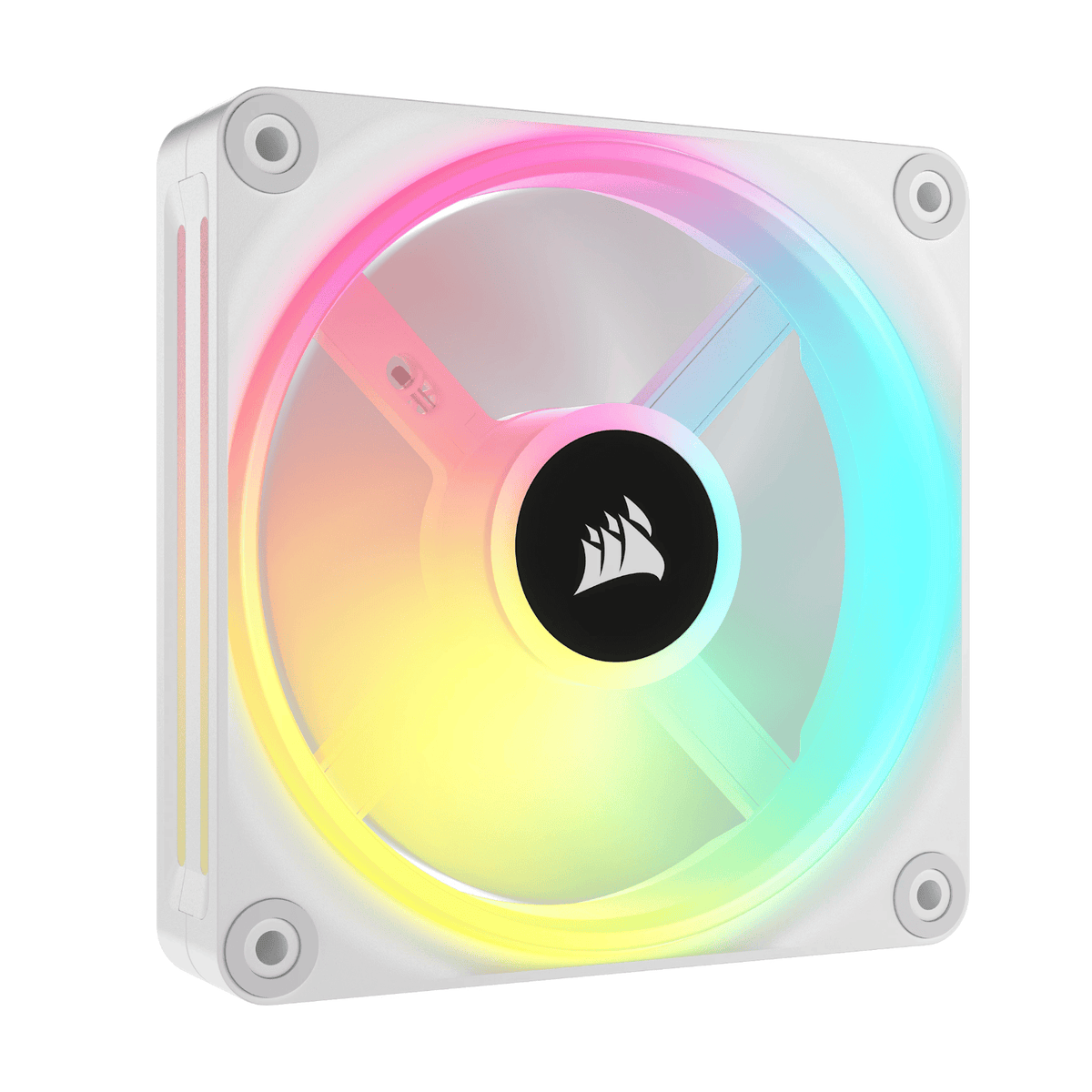 Corsair Icue Link QX120 RGB 120MM PWM PC Fan Expansion Kit White