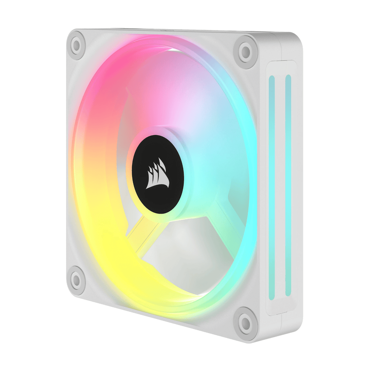 Corsair Icue Link QX120 RGB 120MM PWM PC Fan Expansion Kit White image 2