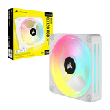 Corsair Icue Link QX120 RGB 120MM PWM PC Fan Expansion Kit White image 4