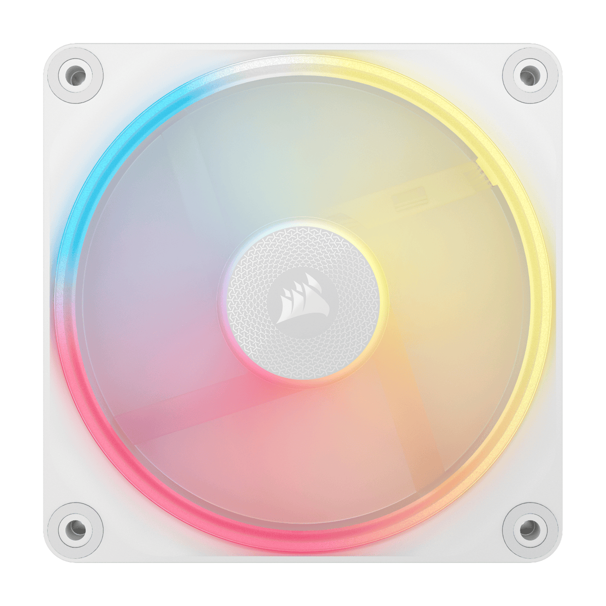 Corsair Icue Link LX120-R RGB 120MM PWM Reverse Fan Expansion – White image 2