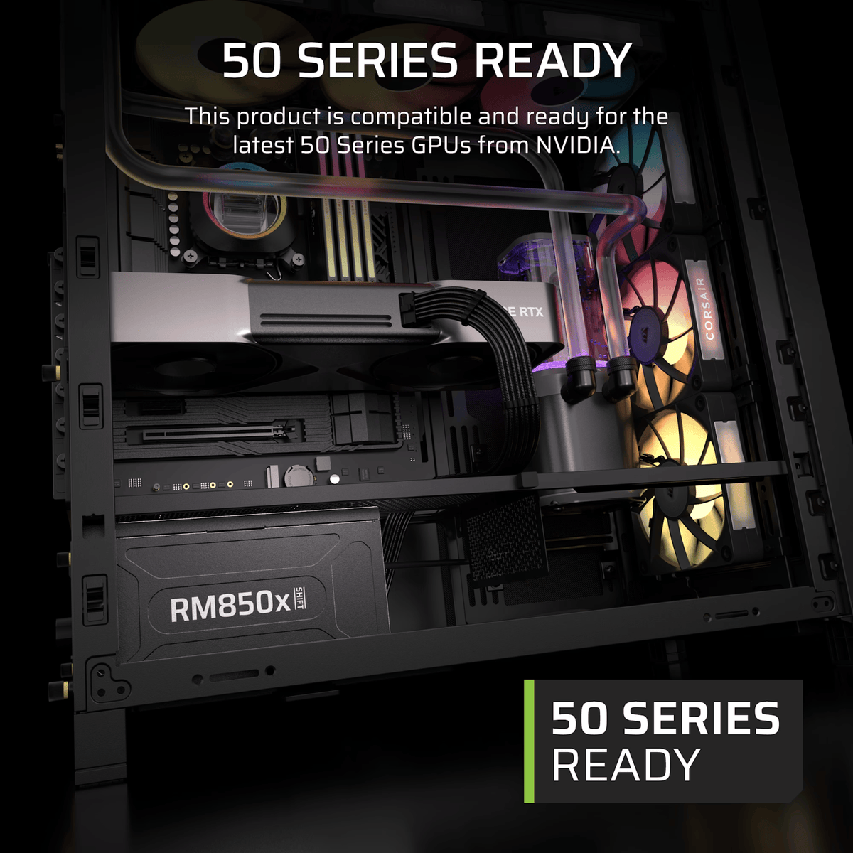 Corsair RM850X Shift 80 Plus Gold Fully Modular ATX Power Supply image 3