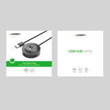 Ugreen 4-IN 1 USB 2.0 Hub (20777) Black image 5
