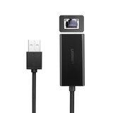 Ugreen CR110 Ethernet Adapter | USB 2.0 To RJ45 Black image 2