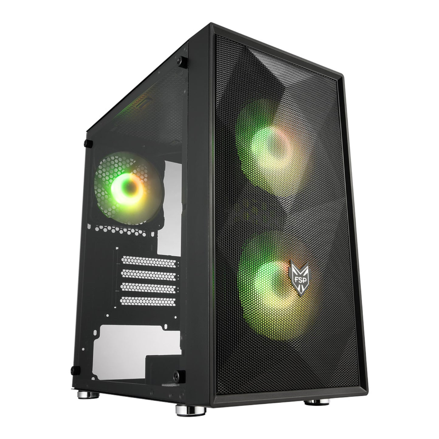 Fsp Micro-Atx Gaming Chassis Black image 2