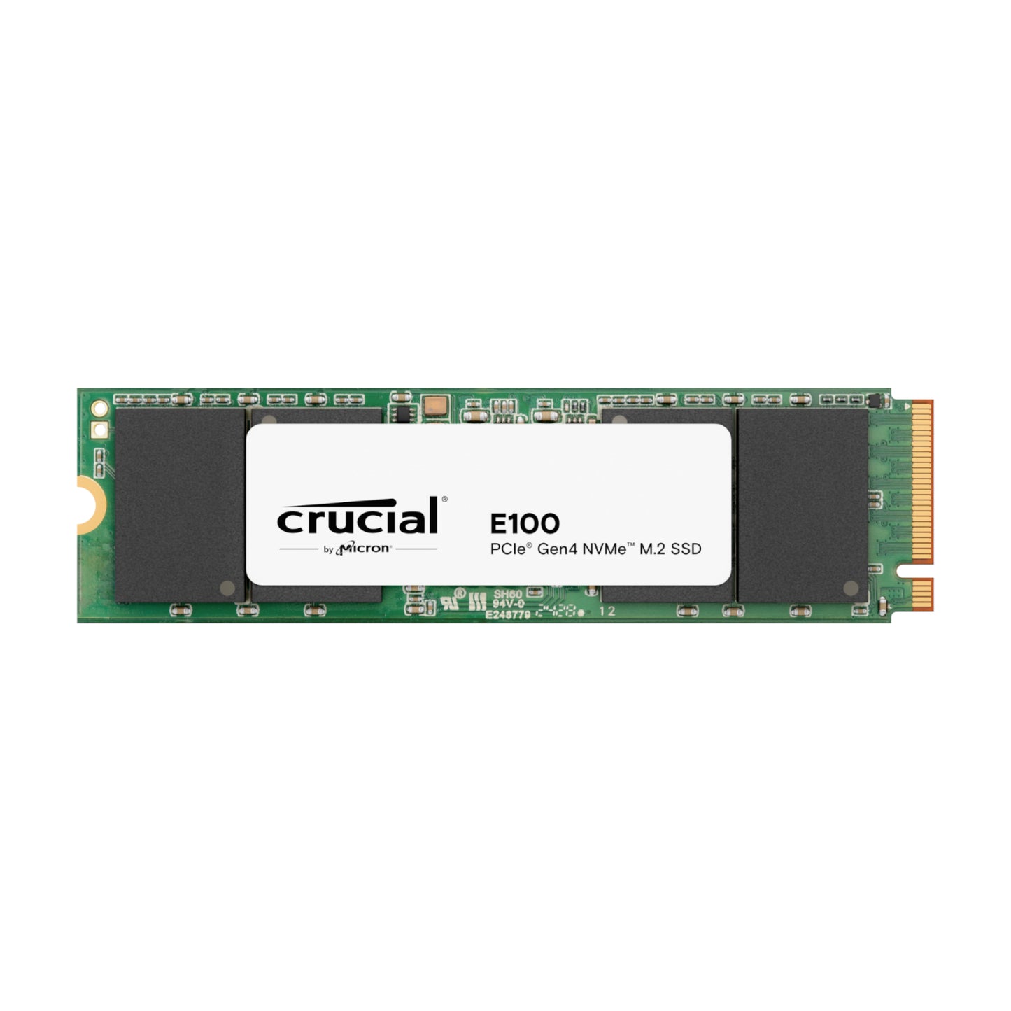 Crucial E100 480GB PCIE GEN4 2280 NVME M.2 SSD