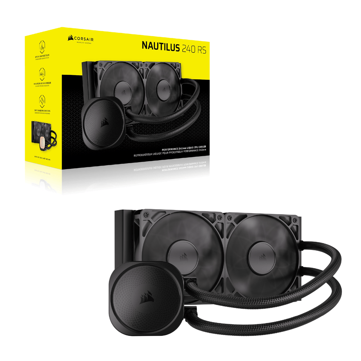 Corsair Nautilus 240 RS Liquid CPU Cooler Black image 6