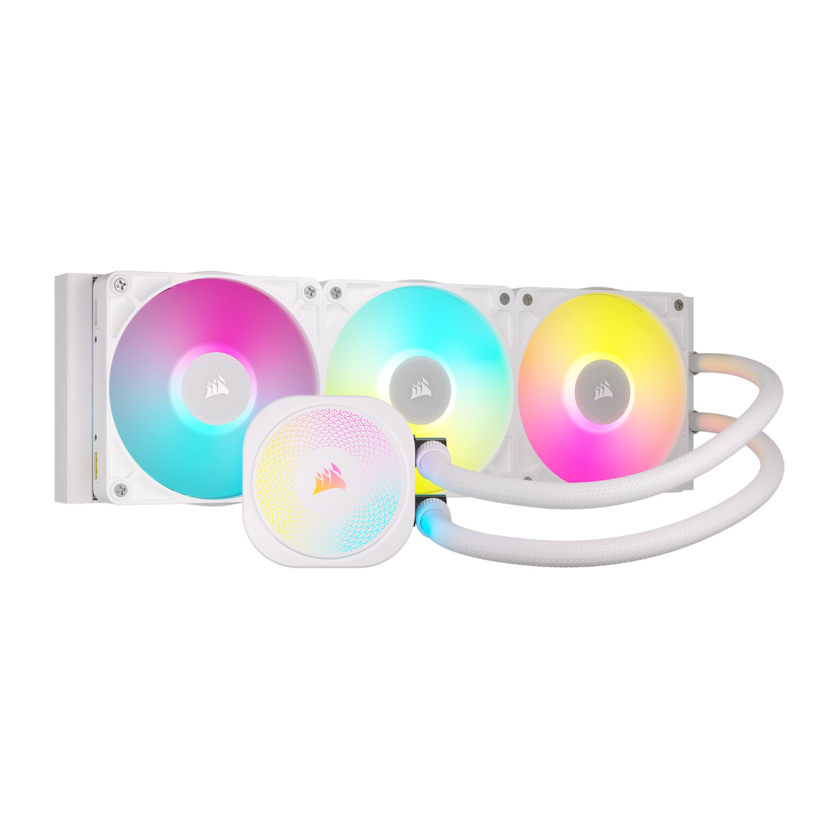 Corsair Icue Link Titan 360 Rx RGB Aio Liquid CPU Cooler White