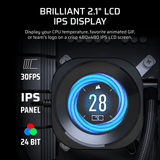 Corsair Nautilus 360 RS Lcd Liquid CPU Cooler Black image 2