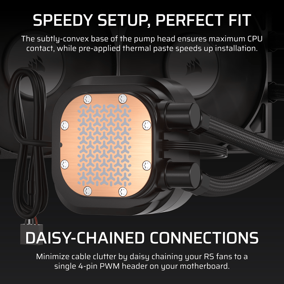 Corsair Nautilus 360 RS Lcd Liquid CPU Cooler Black image 3