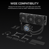 Corsair Nautilus 360 RS Lcd Liquid CPU Cooler Black image 4